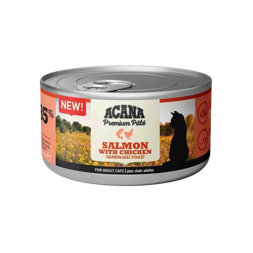 Acana Premium Pate (ezme) Somon Balıklı Ve Tavuklu Kedi Konservesi 85 GR | SRC: Barcode: 064992719814